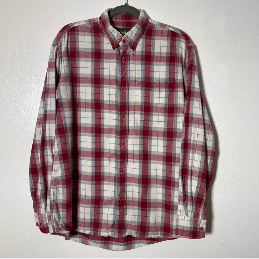 Cabela's Plaid Flannel Button Down Shirt. Similar to an XL. In excellent cond!